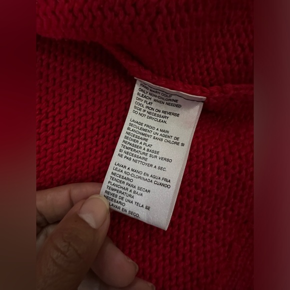 Vintage 1999 eagles eye cardigan hand knitted sweater size M - Picture 3 of 6